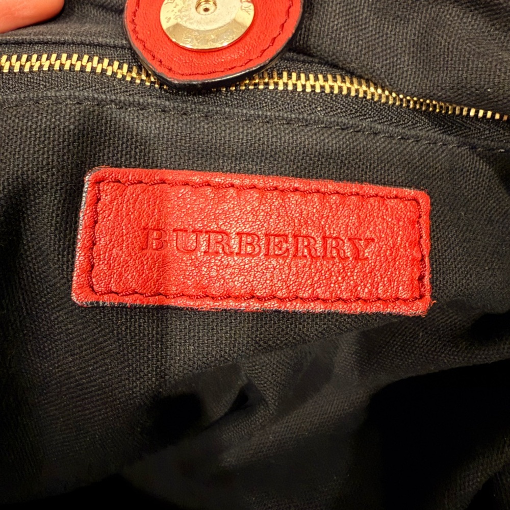 Burberry Vermelho Bolsa Big crush - Picture 5 of 12